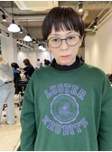 ベリーショート　オン眉ショート