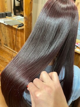 クロエ バイ ラヴィズム 内野店(CLOE by LUVISM) カット+質感再生カラー+4stepトリートメント