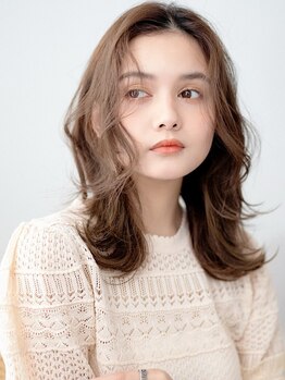 ブルー 博多(Blue)の写真/《髪質改善完全完結型個室サロン》伸ばしかけの方も◎人気のミディアム/ロングで愛されstyleに!