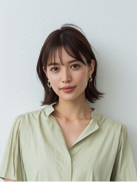 e.m.a プレミアムビューティーサロン 栄駅店(e.m.a PREMIUM BEAUTY SALON) ボブ/イメチェン/外ハネボブ/美髪/ワイドバング/髪型