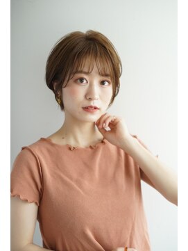 ルフュージュ バイ プロデュース 相模大野店(Refuge by Produce) くびれショート/マロンベージュ