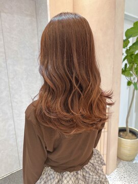 オン キャナルシティ博多前店(on) 【竹内哉汰】天神/博多/オレンジブラウン/ミディアムレイヤー