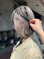 スロウ(Slow)&nbsp;インナーカラー/アンブレラカラー/ホワイトシルバー