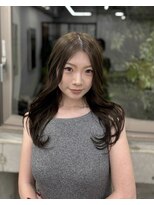 ディジョン(Dijon)&nbsp;韓国顔まわりレイヤーカットグレージュオリーブベージュブラウン