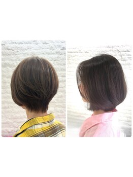 忙しい朝も簡単にセットできるから楽＆時短に!再現性の高いカットで自宅でもサロン帰りのスタイルが続く◎