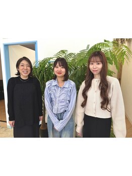 [女性スタッフ多数]きめ細やかなご提案で「抜け感」も「きちんと感」も叶う*朝が楽になる再現性の高さも◎