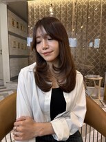 ロンドアベニール 北千住(Lond avenir)&nbsp;オリーブグレー/韓国風巻き/レイヤーカット/髪質改善/縮毛矯正