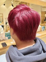 オーガニックエコ 川越(organic+eco)&nbsp;10代20代/ブリーチカラー/ワインレッド