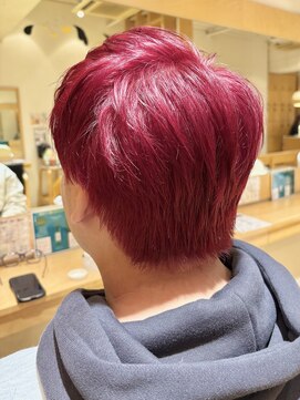 オーガニックエコ 川越(organic+eco) 10代20代/ブリーチカラー/ワインレッド