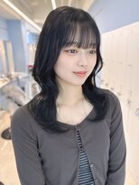 モナ 髪質改善(MONA) 【MONA】くびれヘア/ミディアムレイヤー/ダークショコララテ