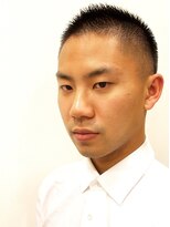 ヨシザワインク プレミアム 横浜 桜木町店(YOSHIZAWA Inc. PREMIUM)&nbsp;達人バーバーグラデーションカットソフトモヒカンショート