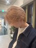 【RINA限定クーポン】メンズカット+ブリーチダブルカラー