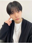 韓国風マッシュ◎メンズパーマダウンパーマ黒髪好印象