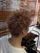 メンズヘア ササキ(sasaki)&nbsp;ハイトーンカラー　ピンクベージュ