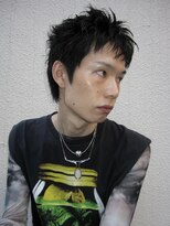 ワンダーヘアーグルーミング(WANDER Hair grooming) 黒髪メンズスパイキーショート