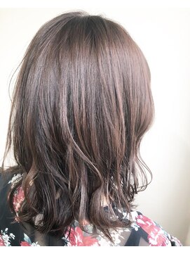 アオヘアーガーデン(ao hair garden) 【ao hair garden】ブルーベリーアッシュ×ミディパーマ