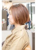 ボブ　【 サイドパート × ショートボブ 】