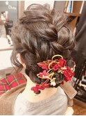 卒業式、成人式のヘアセット