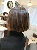大人女子可愛いプチグラデーションカラー