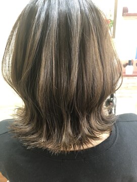 ヘアーピース(Hair Peace) ミディアム外ハネ