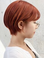 ノラキチジョウジ(NORA KICHIJOJI)&nbsp;#耳かけショートカット#オレンジヘア#クールショート