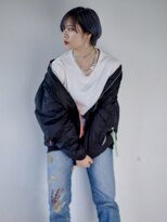 ヘアメイク エイト キリシマ(hair make No.8 kirishima)&nbsp;ハンサムショート×ブルージュ・instagram @no8_doc_shinichi