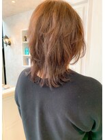 キャアリー(Caary)&nbsp;福山市美容室caary キャアリー人気　外ハネ　ネオウルフヘア