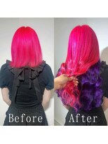 あるじゃんすー 町田店&nbsp;ビビットピンクカラー#ナチュラルピンク#シールエクステ#町田