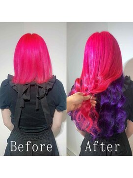 あるじゃんすー 町田店 ビビットピンクカラー#ナチュラルピンク#シールエクステ#町田