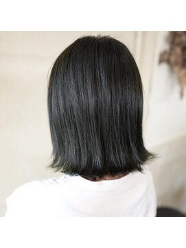 ボアップ 松山店(boappu) #地毛風カラー#オリーブカラー