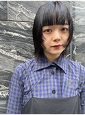 ボブ/ぱっつんボブ/黒髪ボブ