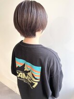 エル セルカ 高田馬場(el CERCA)&nbsp;高田馬場美容院コンパクトショートグレージュ