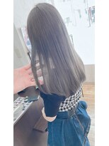 ヘアープレイス ピリオドアック(Hair Place .Acc) パールグレー×ロングヘア☆