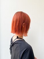 マグネットヘアートラスト(MAGNET HAIR trust) ボブ。オレンジ。