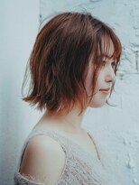 美容室 コーストアール 稲毛店(coast-R)&nbsp;外はねミディアムスタイル【稲毛駅】