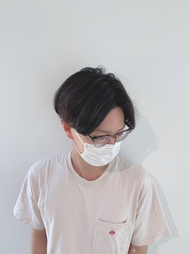 リンダバイネオリーブ 白楽店(Linda by neolive) センターパートワンカールパーマ・ナチュラル束感