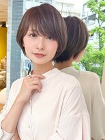 ロンドエニカ 大宮(Lond enika)&nbsp;切りっぱなしボブエアリーロング美髪ピンクブラウン[大宮]