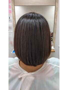 グラッソ ヘアーアンドアイ(Grasso) 美革酸性ストレートと髪質改善メテオ