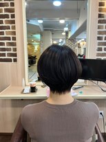 ロク 白楽(rocu)&nbsp;前髪/マチルダボブ/ピンクベージュインナー/グレージュ[白楽駅]