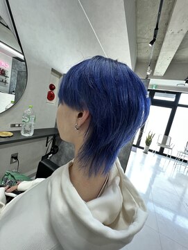 クリーム(CREAM) 韓国風マッシュ/ブルー