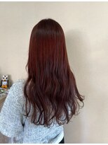 ヘアーアートミュージアム(Hair Art Museum)&nbsp;ピンクブラウン/コテ巻き/ロングスタイル　11/7