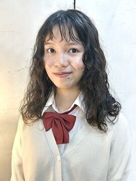 カゼ ダイカンヤマ Kaze DAIKANYAMA ハードカーリーパーマ/前髪ニュアンスパーマ