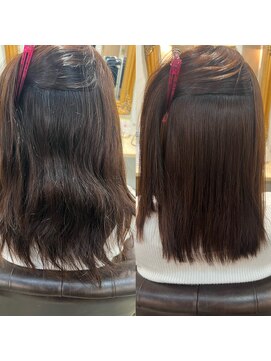 トムヘアーデザイン 楠葉店(TOM HAIR DESIGN) 艶髪／艶髪ストレート／縮毛矯正