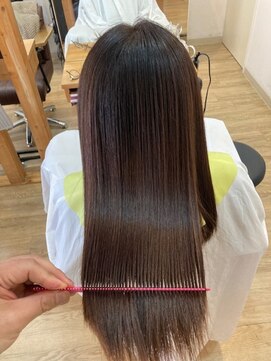 グランバイ アトリエドングリ(Grand × AtlierDonguri) お客様髪質改善データ1291(白髪染めトナー施術)