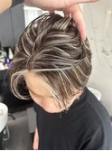 外国人風メンズハイライトカラー