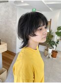 ウルフマッシュヘア　諸見里