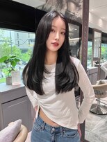 ロンドローズ 名古屋(Lond damaskRose)&nbsp;ブリーチ 学割 オリーブベージュ レイヤーカット リタッチ 364