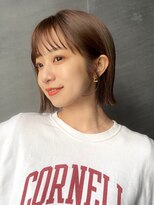 ガーデンヨコハマ(GARDEN YOKOHAMA) 切りっぱなしボブタッセルボブ前髪イメチェンヘアベージュカラー