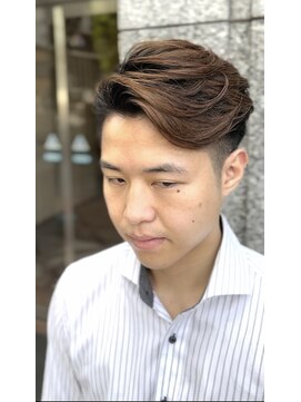 クラウドヘアー CLOUD HAIR ビジネスフォーマル ツーブロックショート 七三オールバック