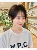 ショートカット×ひし形ショートボブ×前髪あり20代30代40代